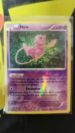 Pokemon - Mew - 29/124 - Holo Rare - Reverse Holo - XY - Fates Collide - Image 2
