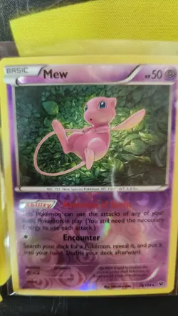 Pokemon - Mew - 29/124 - Holo Rare - Reverse Holo - XY - Fates Collide - Image 3