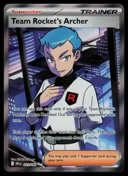 Team Rocket's Archer 223/182 - Pokemon Destined Rivals - Ultra Rare (NM) - Image 1