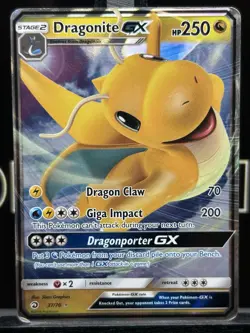 Dragonite GX - 37/70 - Ultra Rare Sun & Moon: Dragon Majesty Pokemon LP - Image 3