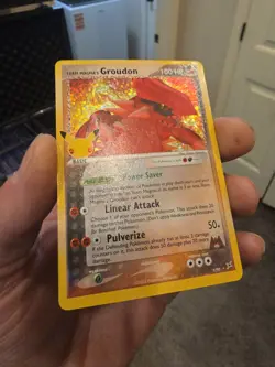 Pokemon TCG Team Magma's Groudon Ex Team Magma 9/95 Regular Holo Rare - Image 1
