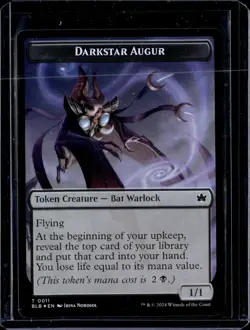 Squirrel/Darkstar Augur Token - 23/11 - Foil - BLB - NM - MTG - Image 2
