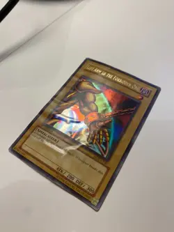 Left Arm of the Forbidden One LOB-E100 1st Edition YuGiOh Damaged - Image 2