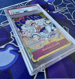 One Piece Monkey D. Luffy Alt Art OP05-119 PSA 10 English - Image 2