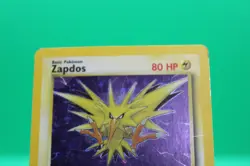 Zapdos 15/62 Fossil Rare | WotC 2000 | Heavy Play HP | Vintage Pokemon Card - Image 2