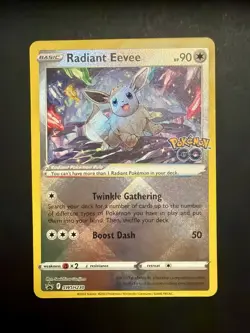 Radiant Eevee SWSH230 SWSH: Sword & Shield Black Star Promo Pokemon Card NM - Image 1