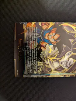 Dragon Ball Super Fusion World Goku Energy Marker Card Gold E03-05 Holo ENG NM - Image 4