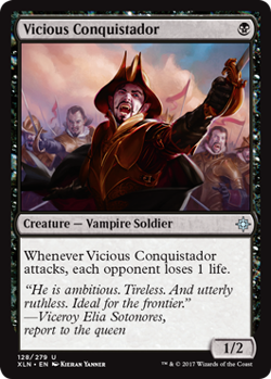 Magic MTG - Vicious Conquistador - Ixalan - MINT/NMINT - EN - FOIL - Image 1