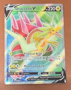 Pokemon TCG Dracozolt V 178/203 SWSH Evolving Skies full art 2021 near Mint - Image 1