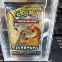 Pokemon Sun & Moon Unbroken Bonds Graded 10 Sealed Charizard Reshiram - Image 3