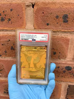 Mega Charizard X ex GEM MT Mega Hyper Rare PSA 10 2025 Pokemon PFL EN #130 - Image 1