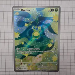 Pokemon Budew Full Art Holo Basic ASCn 221/217 Plant 30 HP 10 2026 - Image 1