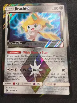 Jirachi ◇ 97/168 Rare Prism Star Celestial Storm Pokemon Holo 2018 - Image 1