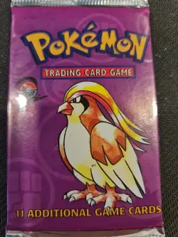 Pokemon Base Set 2 Factory Sealed Booster Pack Pidgeot Artwork - Image 1