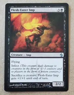 Flesh-Eater Imp - NM/LP - Mirrodin Besieged MTG - Image 1