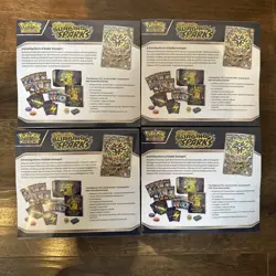 Pokemon Surging Sparks Elite Trainer Box. ETB New Sealed In Hand Lot Of 4 - Image 2