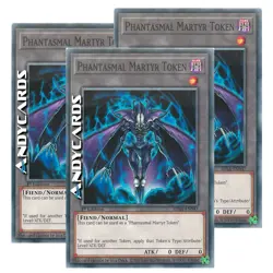 3x PHANTASMAL MARTYR TOKEN (Segna-Martire Fantasma) • Comune • SDSA EN047 YUGIOH - Image 1