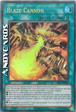 CANNONE FIAMMATA (Blaze Cannon) • Inglese • ultra r LED7 EN005 Yugioh ANDYCARDS - Image 1
