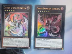 YuGiOh! Cyber Dragon Nova SDCR-EN038 & Cyber Dragon Infinity LEDD-ENB31 Ultra * - Image 1