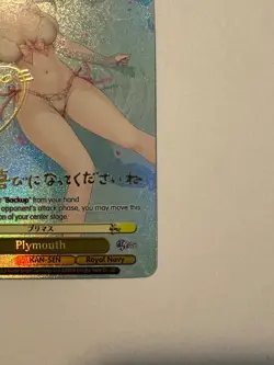 Weiss Schwarz Azur Lane Vol 2 AZL/S119-007SP Plymouth SP Signed EN - Image 3