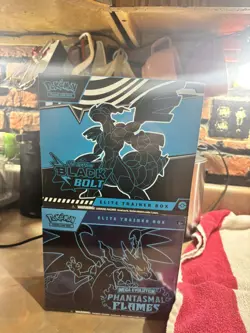 Pokemon Trading Card Phantasmal Flames and Black Bolt ETB NEW Sealed Lot of 2 - Image 4