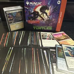 TMNT MTG Card Lot Over 100 Near Mint Cards ( Rare,UC,C,Token,Land ) #3 - Image 1