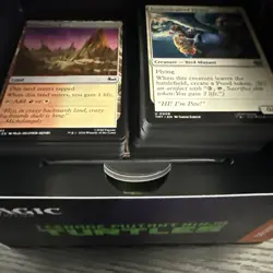 TMNT MTG Card Lot Over 100 Near Mint Cards ( Rare,UC,C,Token,Land ) #3 - Image 5