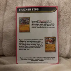 Pokemon TCG Perfect Order Mega Clefable Trainer Tips Card Near Mint - Image 2