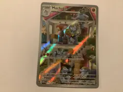 Machoke - 177/165 - Pokemon English 151 Illustration Rare Card NM - Image 1