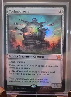 Technodrome Teenage Mutant Ninja Turtles MTG Foil Near Mint - Image 3