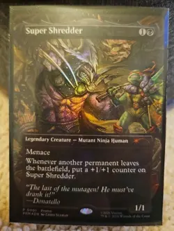 Super Shredder Spotlight Promo (Borderless) Teenage Mutant Ninja Turtles Foil - Image 1