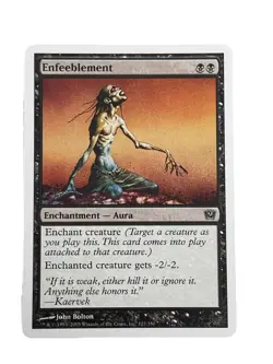 New: 2005 MTG Enfeeblement Ninth Edition 127 Regular Common - Image 1