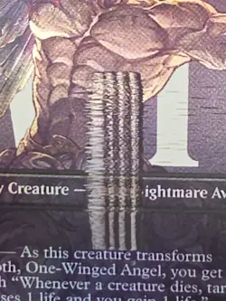 FOIL MISPRINT Sephiroth, Fabled SOLDIER 0382 Borderless Final Fantasy Pack Fresh - Image 3