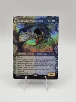 Kastral, the Windcrested (Showcase) Bloomburrow Foil Near Mint - Image 1