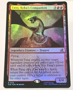 1x MTG Fang, Roku's Companion *FOIL* - Avatar Rare! NM Mint! - Image 1