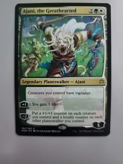 MTG Ajani, the Greathearted War of the Spark 184/264 Regular Rare - Image 1