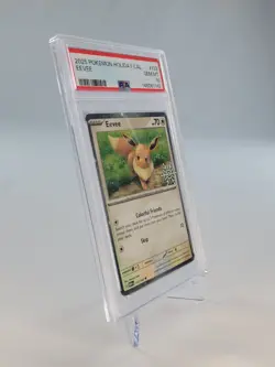 2025 Pokemon Holiday Calendar Eevee #133 PSA 10 Gem Mint Snowflake Stamp Promo - Image 2