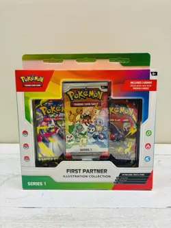 Pokemon TCG First Partner Illustration Collection Series 1 New Sealed In Hand! - Image 1