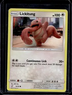2019 Pokemon SM Detective Pikachu Lickitung Holo #16/18 - Image 1