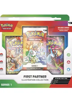 Pokemon First Partner Illustration Collection Series 1 Sealed wednesday dispatch - Image 1