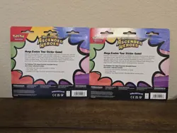LOT OF 2 Pokemon TCG Ascended Heroes Tech Sticker Collection 3 Pack Blister - Image 2