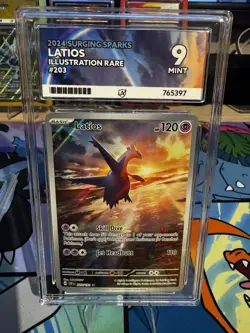 Pokemon TCG - Latios 203/191 Surging Sparks - Ace 9 Graded - Image 2