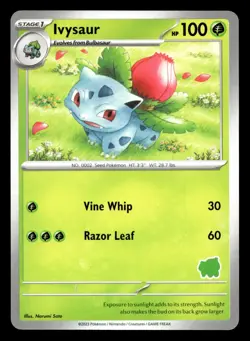 Ivysaur My First Battle Bulbasaur Deck Pokemon NM - Image 1