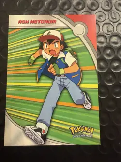 Pokemon 2000 Topps TV Animation Edition - Ash Ketchum (HV1) - Non Holo - LP - Image 1