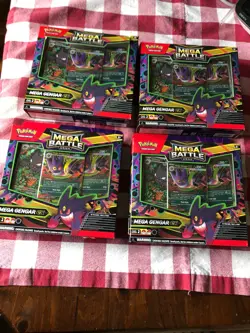 Lot of 4 - Pokemon Mega Gengar ex Mega Battle Deck - IN HAND - NEW AND SEALED 4x - Image 2