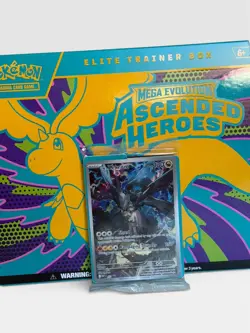 Pokemon TCG Ascended Heroes ETB N’s Zekrom 031 Black Star Promo SEALED NM - Image 4