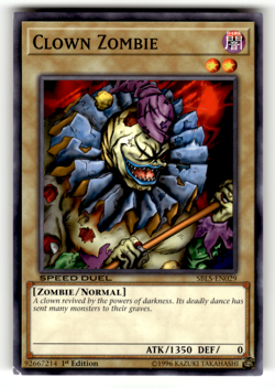 Clown Zombie SBLS-EN029 1st Edition Common Speed Duel: Arena of Lost Souls LP - Image 1