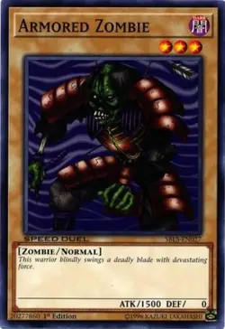 Armored Zombie - SBLS-EN027 - Common - 1st Edition - Lightly Played - Image 1