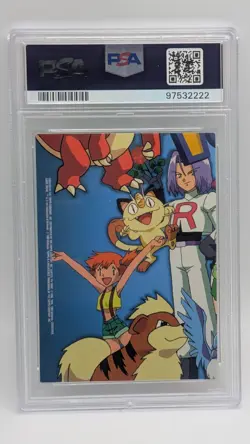 1999 Pokemon Topps Series 1 Character Card Gary Oak #TV8 PSA 6! - Image 2