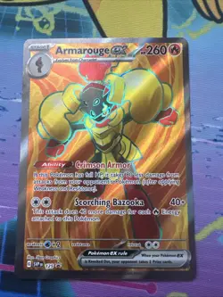 Armarouge EX SVP125 Black Star Promo Scarlet Violet Holo Pokemon Card - Image 1